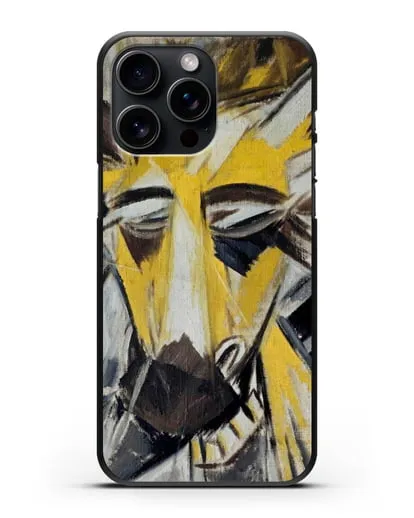 Чехол Голова быка (Ларионов Михаил) силиконовый для iPhone 15 Pro Max