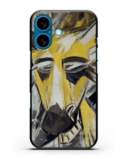 Чехол Голова быка (Ларионов Михаил) силиконовый для iPhone 16