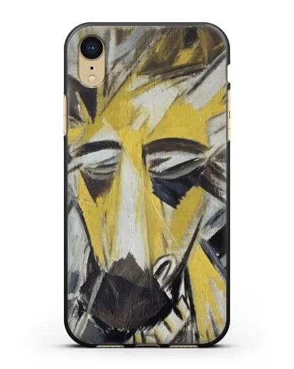 Чехол Голова быка (Ларионов Михаил) силиконовый для iPhone XR