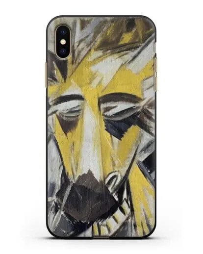 Чехол Голова быка (Ларионов Михаил) силиконовый для iPhone XS Max