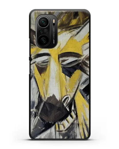 Чехол Голова быка (Ларионов Михаил) силиконовый для Xiaomi Poco F3 Pro