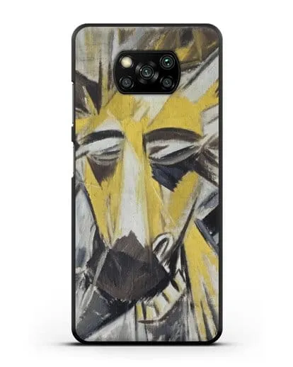 Чехол Голова быка (Ларионов Михаил) силиконовый для Xiaomi Poco X3