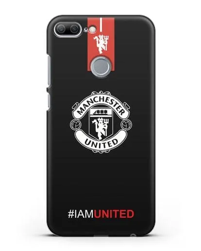 Чехол ФК Манчестер Юнайтед с надписью #IAMUNITED силиконовый для Honor 9 Lite