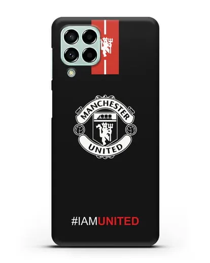Чехол ФК Манчестер Юнайтед с надписью #IAMUNITED силиконовый для Samsung Galaxy M53 [SM-M536]