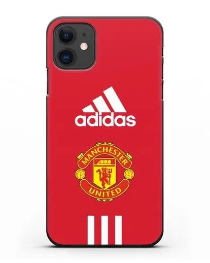 Чехол Manchester United Adidas силиконовый для iPhone 11