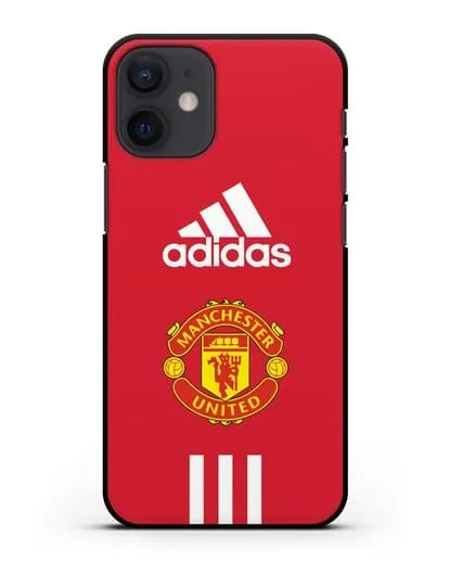 Чехол Manchester United Adidas силиконовый для iPhone 12 mini