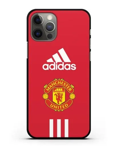 Чехол Manchester United Adidas силиконовый для iPhone 12 Pro