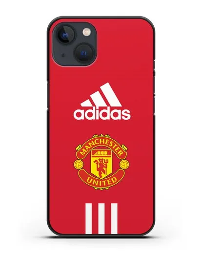 Чехол Manchester United Adidas силиконовый для iPhone 13 Mini