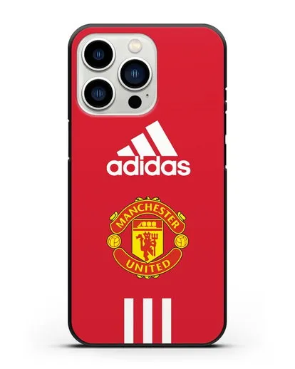 Чехол Manchester United Adidas силиконовый для iPhone 13 Pro