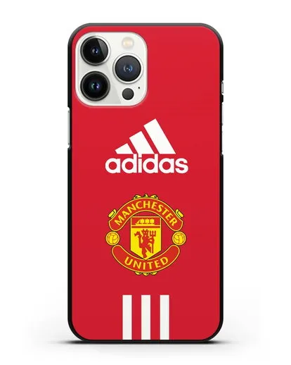 Чехол Manchester United Adidas силиконовый для iPhone 13 Pro Max