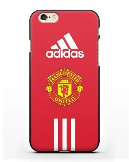 Чехол Manchester United Adidas силиконовый для iPhone 6
