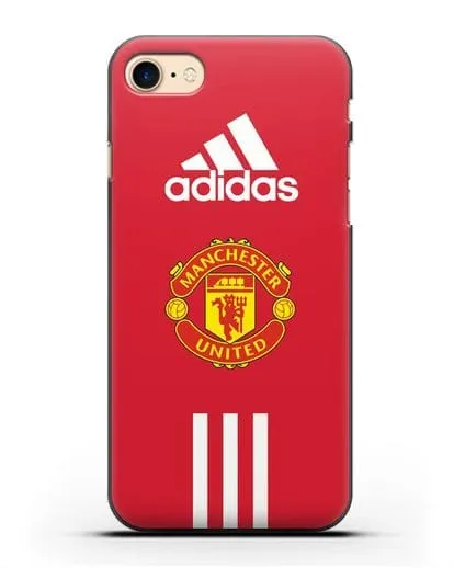 Чехол Manchester United Adidas силиконовый для iPhone 7