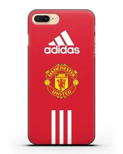 Чехол Manchester United Adidas силиконовый для iPhone 8 Plus