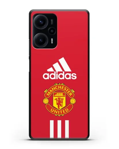 Чехол Manchester United Adidas силиконовый для Xiaomi Poco F5
