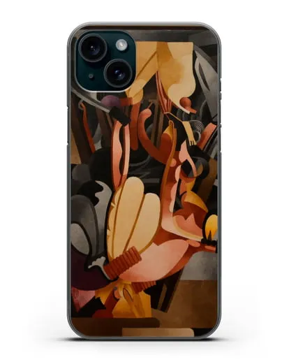 Чехол I See Again in Memory My Dear Udnie (Пикабиа Франсис) силиконовый для iPhone 15 Plus