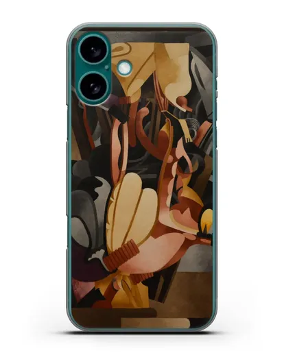 Чехол I See Again in Memory My Dear Udnie (Пикабиа Франсис) силиконовый для iPhone 16 Plus