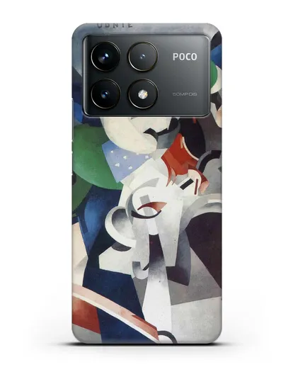 Чехол Удни, молодая американская девушка (Пикабиа Франсис) силиконовый для Xiaomi Poco F6 Pro