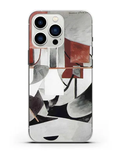 Чехол Балерина на лайнере (Пикабиа Франсис) силиконовый для iPhone 13 Pro