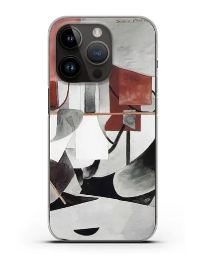 Чехол Балерина на лайнере (Пикабиа Франсис) силиконовый для iPhone 14 Pro