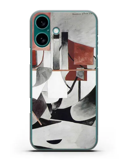 Чехол Балерина на лайнере (Пикабиа Франсис) силиконовый для iPhone 16 Plus