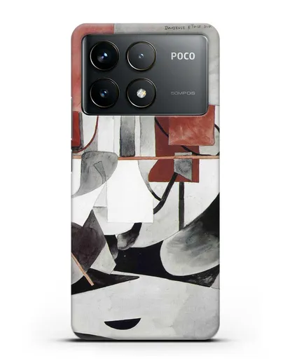 Чехол Балерина на лайнере (Пикабиа Франсис) силиконовый для Xiaomi Poco F6 Pro