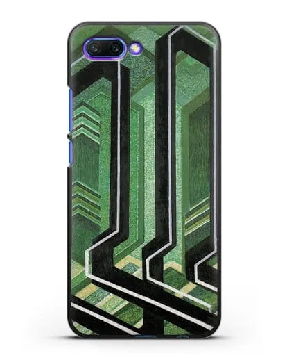 Чехол Диагональные плоскости (Купка Франтишек) силиконовый для Honor 10