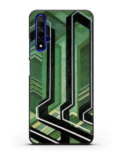 Чехол Диагональные плоскости (Купка Франтишек) силиконовый для Honor 20