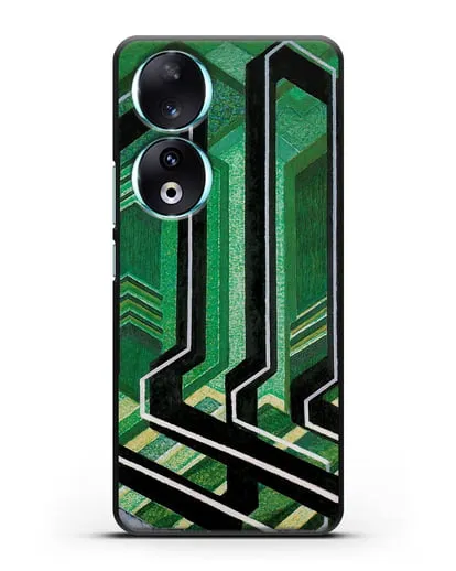 Чехол Диагональные плоскости (Купка Франтишек) силиконовый для Honor 90