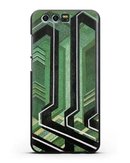 Чехол Диагональные плоскости (Купка Франтишек) силиконовый для Honor 9