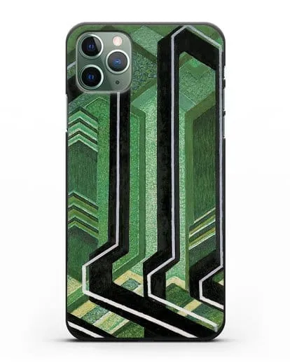 Чехол Диагональные плоскости (Купка Франтишек) силиконовый для iPhone 11 Pro Max