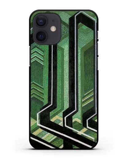 Чехол Диагональные плоскости (Купка Франтишек) силиконовый для iPhone 12 mini