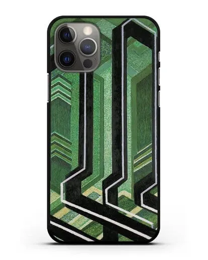 Чехол Диагональные плоскости (Купка Франтишек) силиконовый для iPhone 12 Pro