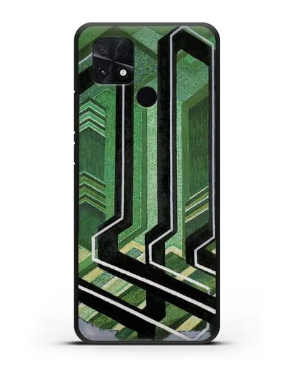 Чехол Диагональные плоскости (Купка Франтишек) силиконовый для Xiaomi Poco C40