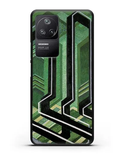 Чехол Диагональные плоскости (Купка Франтишек) силиконовый для Xiaomi Poco F4