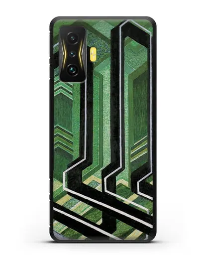 Чехол Диагональные плоскости (Купка Франтишек) силиконовый для Xiaomi Poco F4 GT