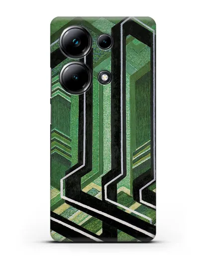 Чехол Диагональные плоскости (Купка Франтишек) силиконовый для Xiaomi Poco M6 Pro