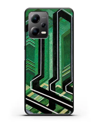 Чехол Диагональные плоскости (Купка Франтишек) силиконовый для Xiaomi Poco X5