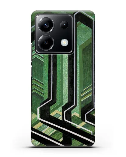 Чехол Диагональные плоскости (Купка Франтишек) силиконовый для Xiaomi Poco X6