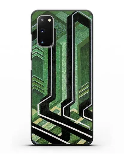 Чехол Диагональные плоскости (Купка Франтишек) силиконовый для Samsung Galaxy S20 [SM-G980F]