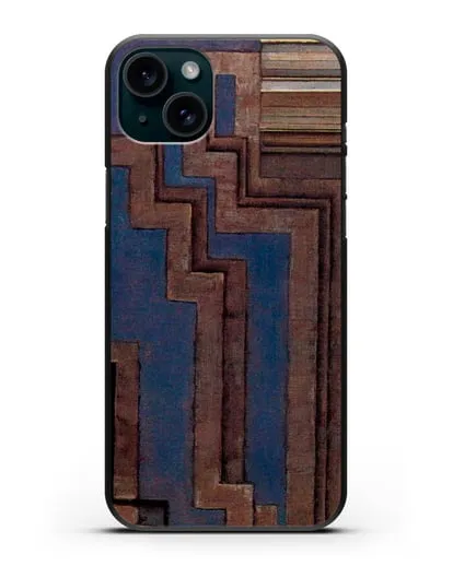 Чехол Два серых (Купка Франтишек) силиконовый для iPhone 15 Plus