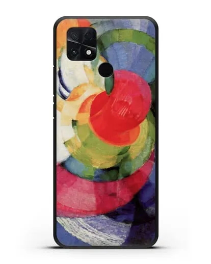 Чехол Диски Ньютона, этюд фуги в двух цветах (Купка Франтишек) силиконовый для Xiaomi Poco C40