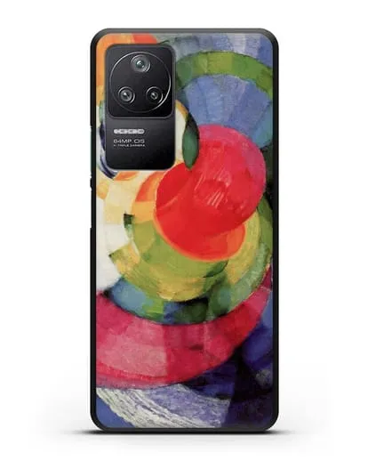 Чехол Диски Ньютона, этюд фуги в двух цветах (Купка Франтишек) силиконовый для Xiaomi Poco F4