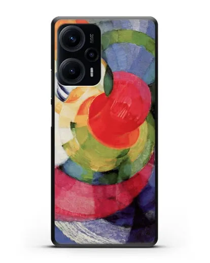 Чехол Диски Ньютона, этюд фуги в двух цветах (Купка Франтишек) силиконовый для Xiaomi Poco F5