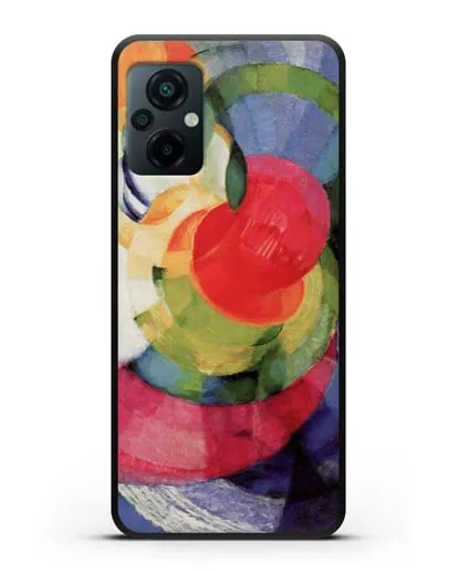 Чехол Диски Ньютона, этюд фуги в двух цветах (Купка Франтишек) силиконовый для Xiaomi Poco M5