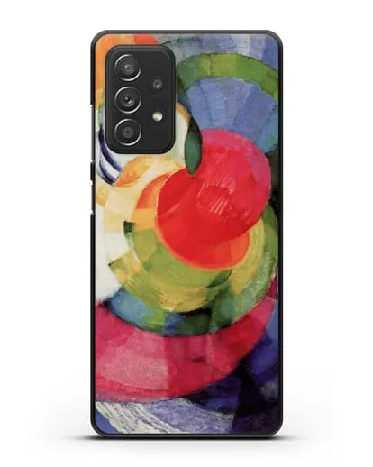 Чехол Диски Ньютона, этюд фуги в двух цветах (Купка Франтишек) силиконовый для Samsung Galaxy A53