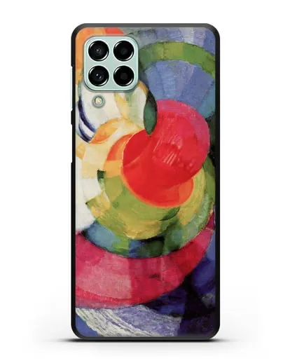 Чехол Диски Ньютона, этюд фуги в двух цветах (Купка Франтишек) силиконовый для Samsung Galaxy M53 [SM-M536]