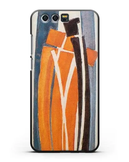Чехол Рисунок кривых (Купка Франтишек) силиконовый для Honor 9