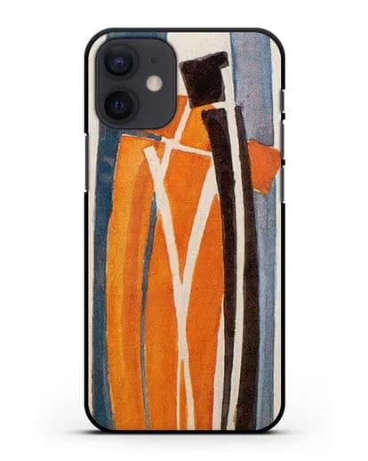 Чехол Рисунок кривых (Купка Франтишек) силиконовый для iPhone 12 mini