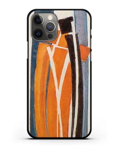 Чехол Рисунок кривых (Купка Франтишек) силиконовый для iPhone 12 Pro