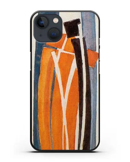 Чехол Рисунок кривых (Купка Франтишек) силиконовый для iPhone 13